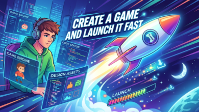 Create a Game And Launch It Fast